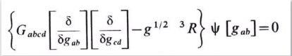 Уравнение Уилера-ДеВитта 
